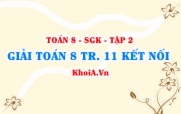 Giải Toán 8 trang 11 Kết nối tri thức Tập 2